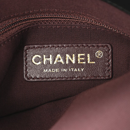 Chanel Lambskin Large Shopping Chain Tote Black 6 of 11