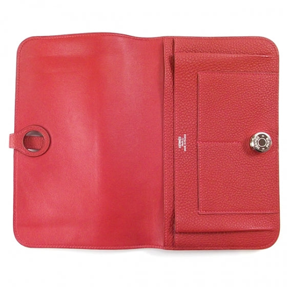 Togo Dogon Compact Wallet Red