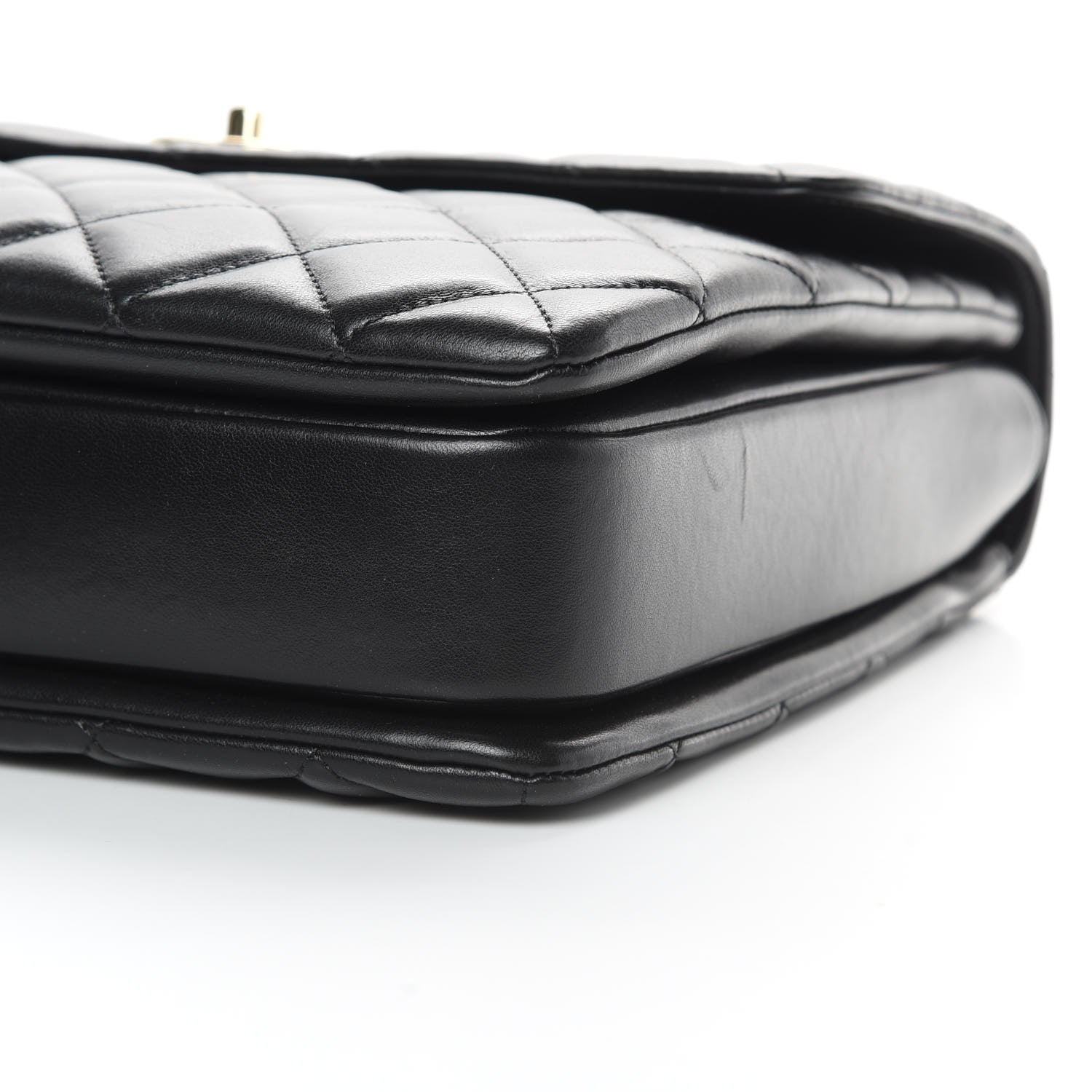 Chanel Lambskin Quilted Large Trendy CC Dual Handle Flap Bag Black 10 of 15