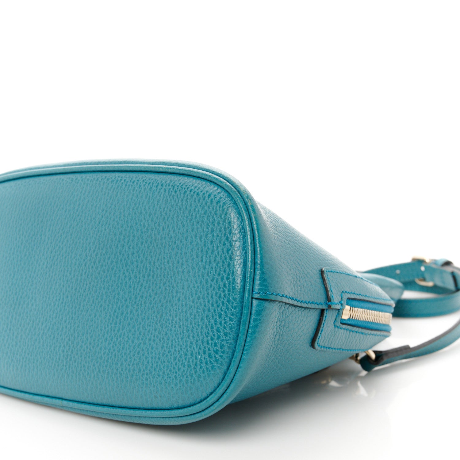 Gucci Dollar Calfskin Small GG Charm Dome Bag Cobalt 11 of 11