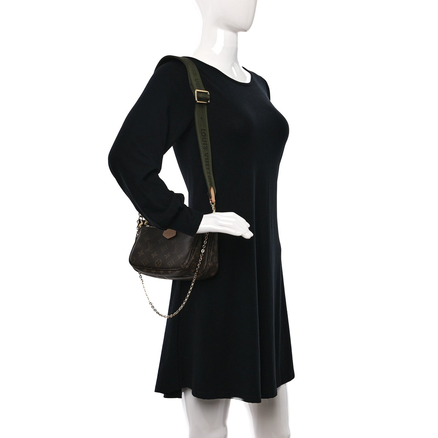 Monogram Multi Pochette Accessories Kaki