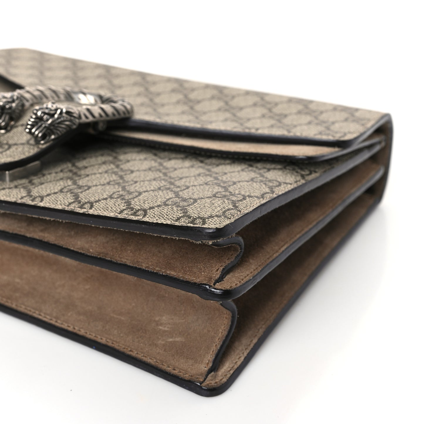 GG Supreme Monogram Medium Dionysus Shoulder Bag Taupe