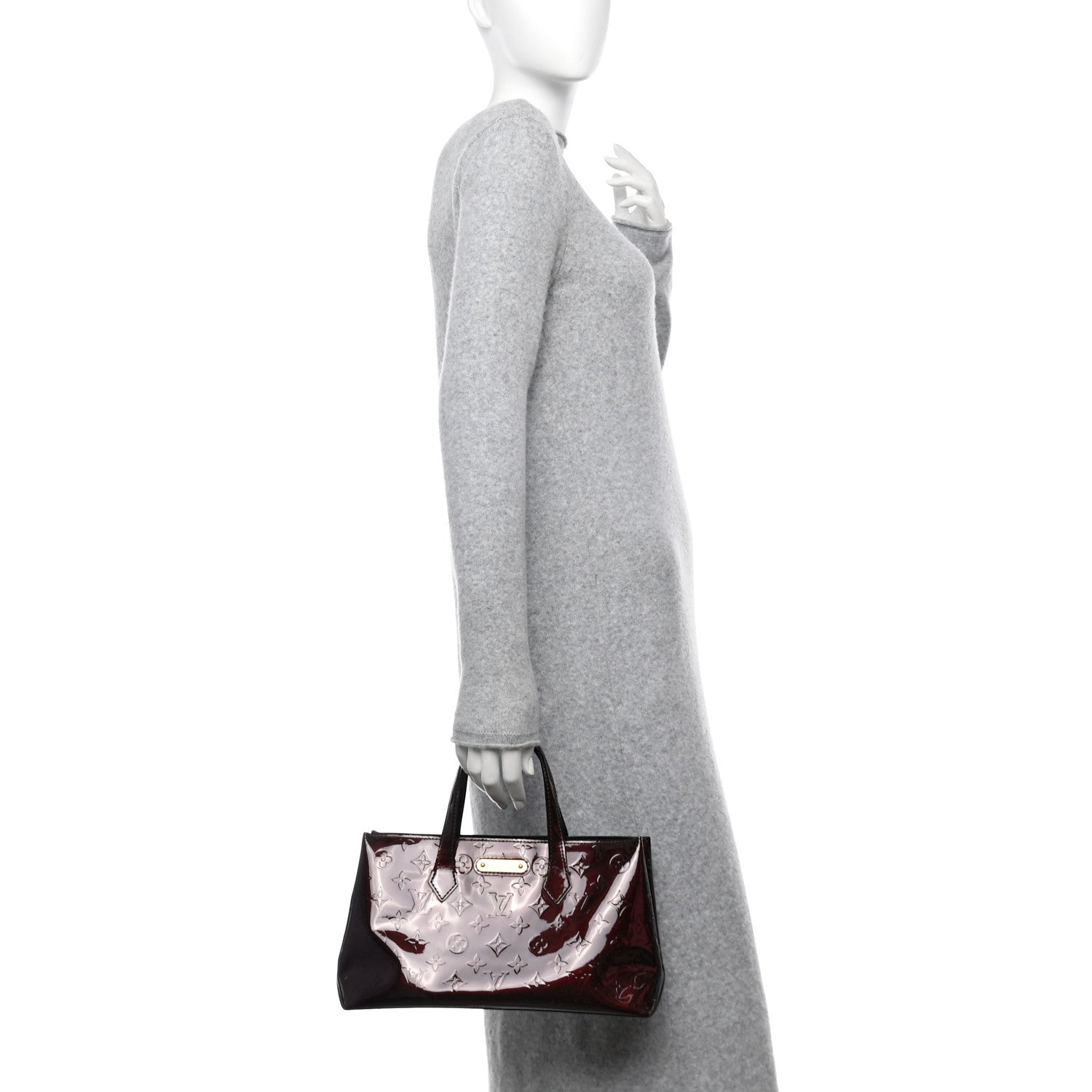 Louis Vuitton Vernis Wilshire PM Amarante 2 of 10