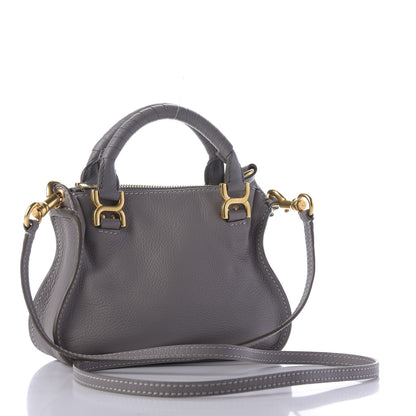 Chloe Calfskin Mini Marcie Satchel Cashmere Grey 3 of 9