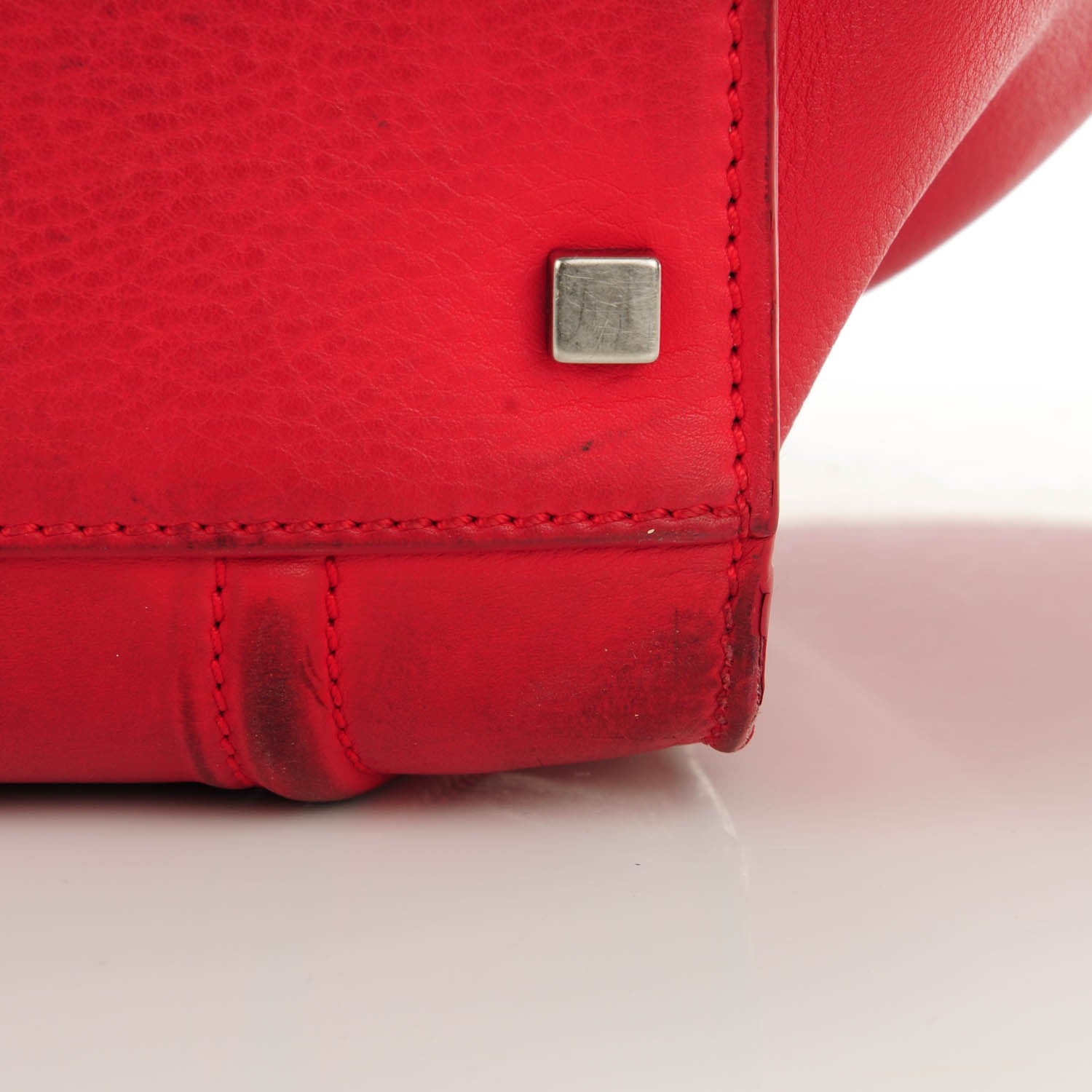 Celine Supple Calfskin Large Phantom Luggage Coquelicot 9 of 17