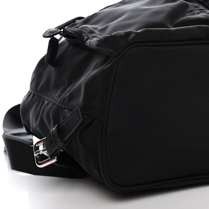 Prada Tessuto Nylon Saffiano Medium Backpack Black 14 of 16