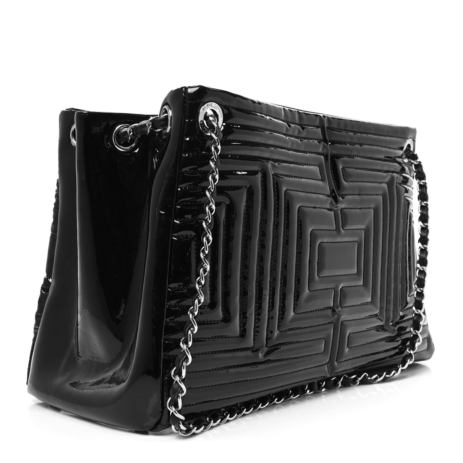 Chanel Vinyl Coco Ming Tote Black 1810196 – FASHIONPHILE
