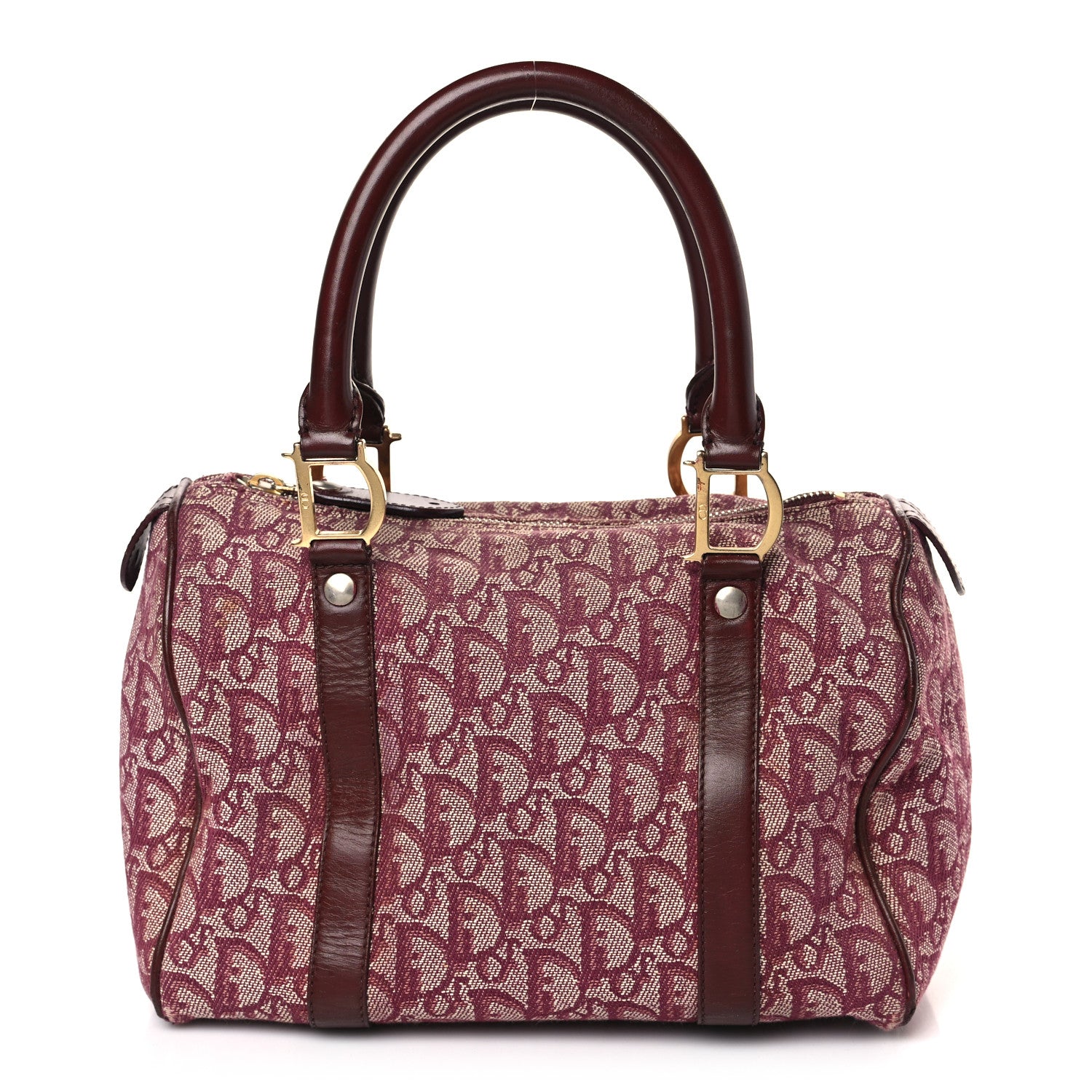 Christian Dior Monogram Boston Red 1 of 17