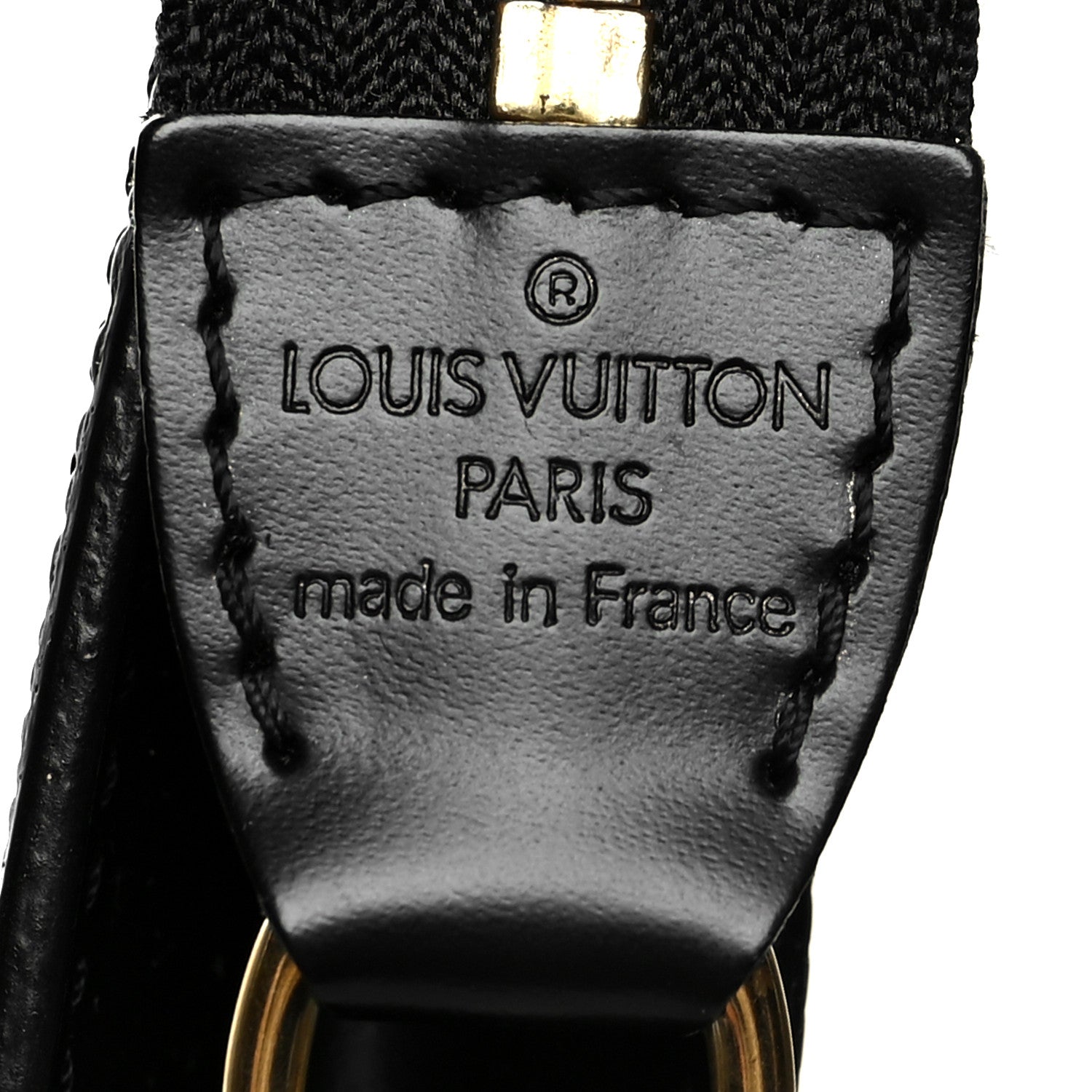 Louis Vuitton Epi Pochette Accessories 24 Black 6 of 7