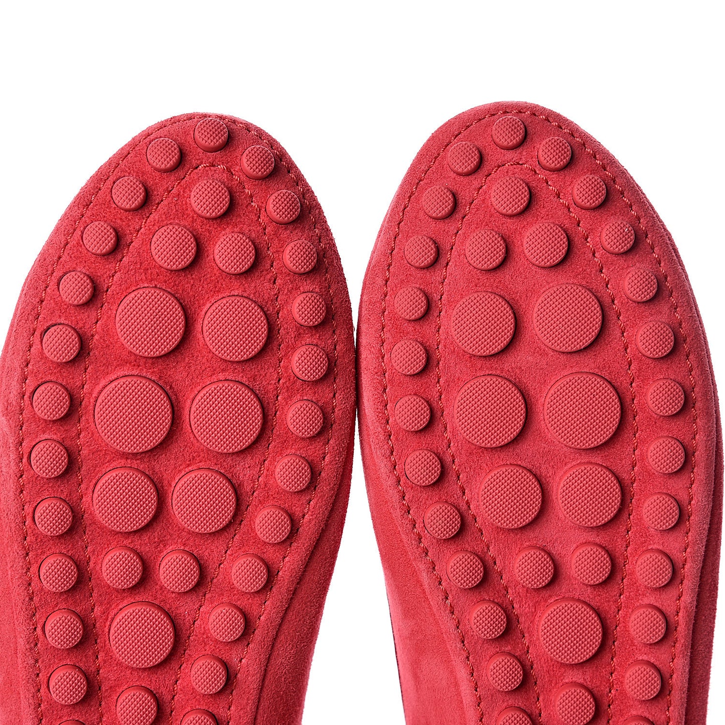 Suede Oxford Ballerina Flats 41 Framboise