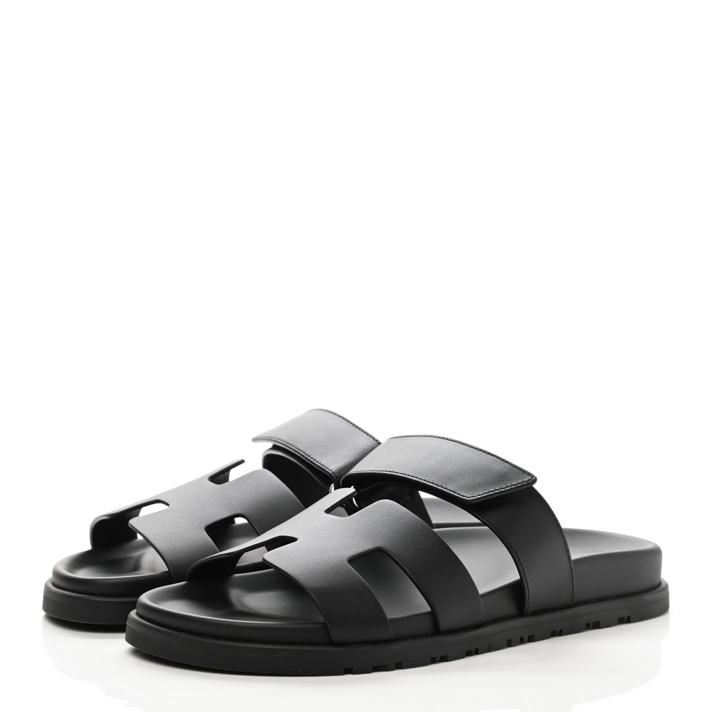 Calfskin Womens Chypre Sandals 38 Black