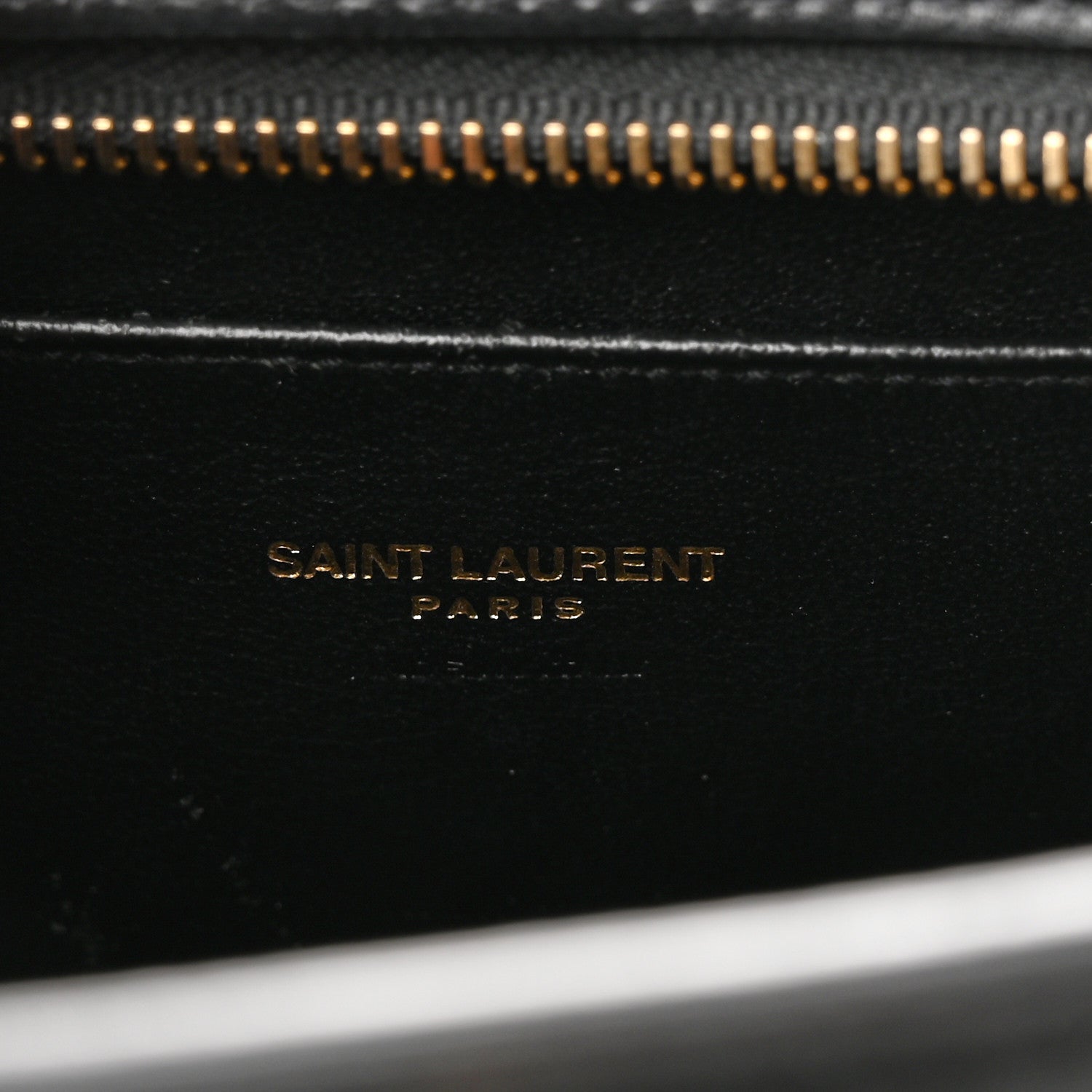 Saint Laurent Calfskin Monogram Baby Cabas Black 6 of 9