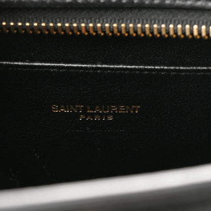 Saint Laurent Calfskin Monogram Baby Cabas Black 6 of 9