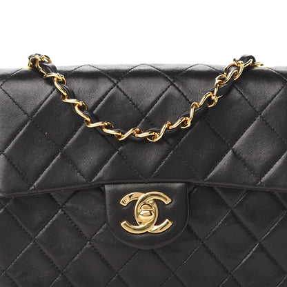 Chanel Lambskin Quilted Mini Square Flap Black 10 of 10
