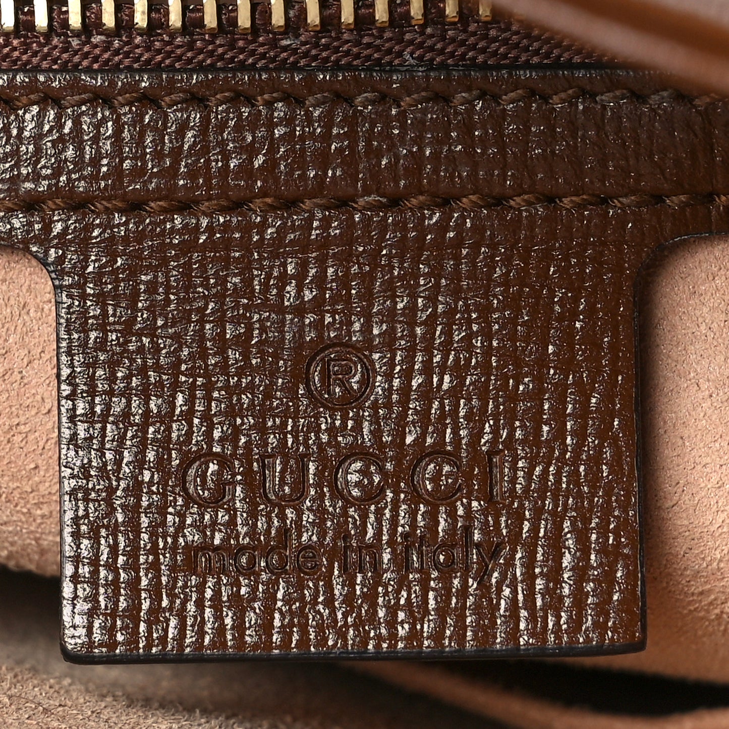 GG Supreme Monogram Azalea Calfskin Web Small Jackie 1961 Hobo Beige Ebony Brown Sugar