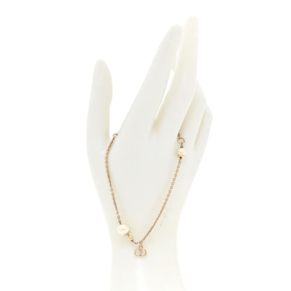 Christian Dior Pearl CD Bracelet Gold 2 of 14