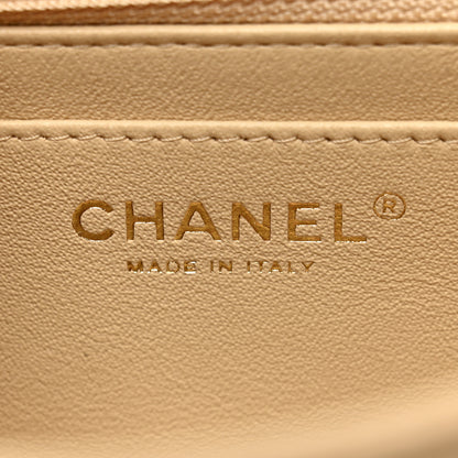 Chanel Lambskin Quilted Mini Rectangular Flap Beige 6 of 11