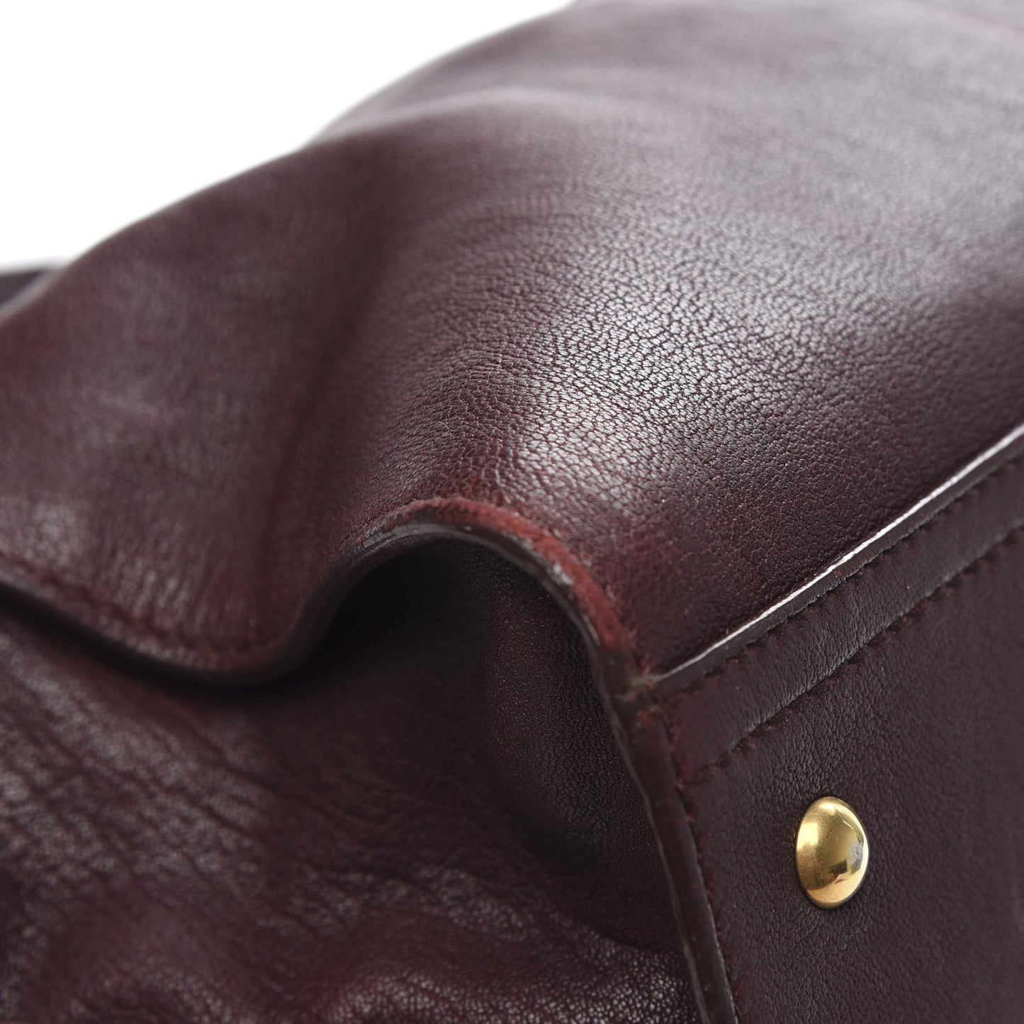 Sheepskin Medium Cabas ChYc Plum