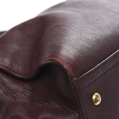 Saint Laurent Sheepskin Medium Cabas ChYc Plum 17 of 20