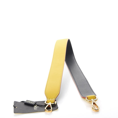 Fendi Vitello Dolce Bi-Color Strap You Cedro Blue Notte 6 of 6