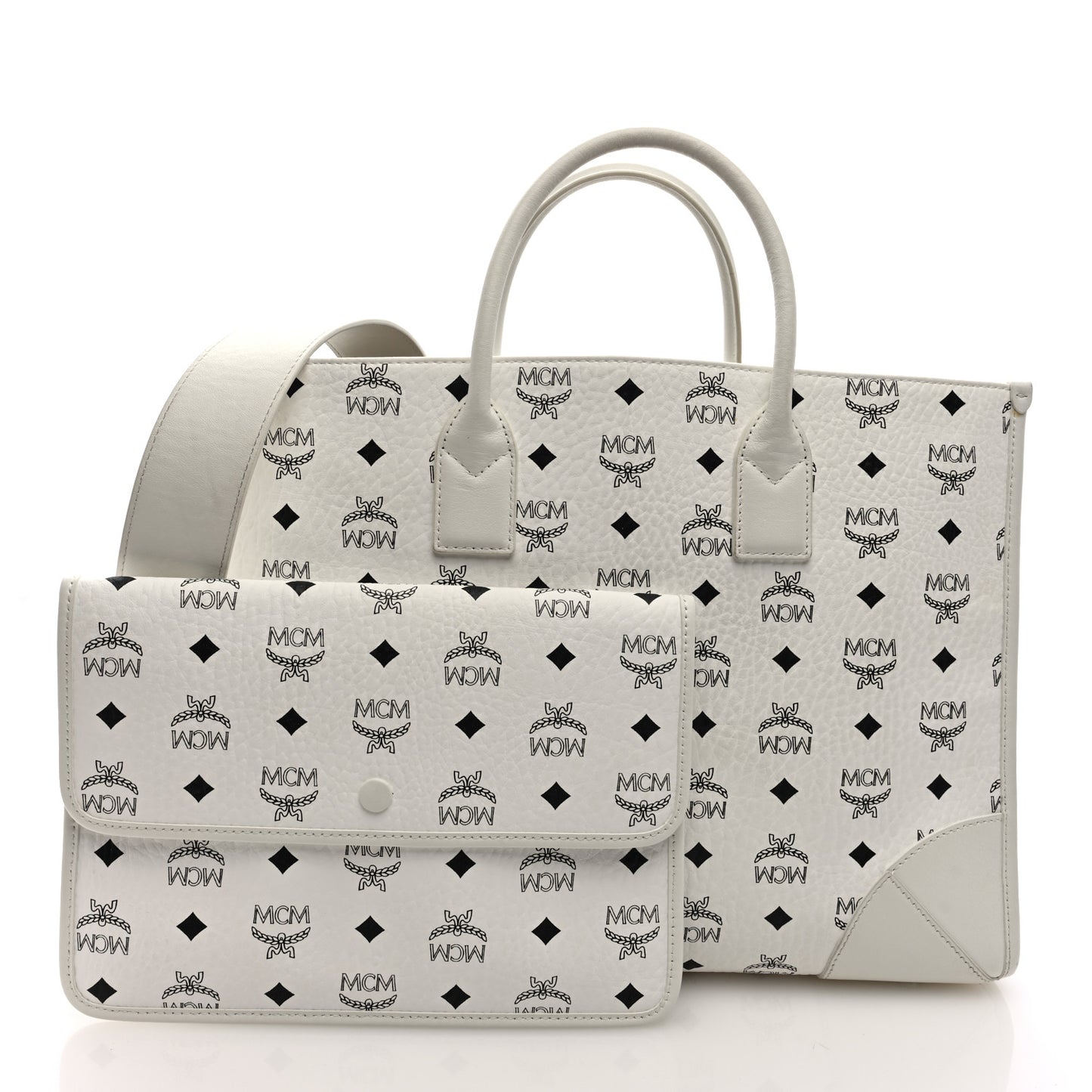 Visetos Large Munchen Tote White