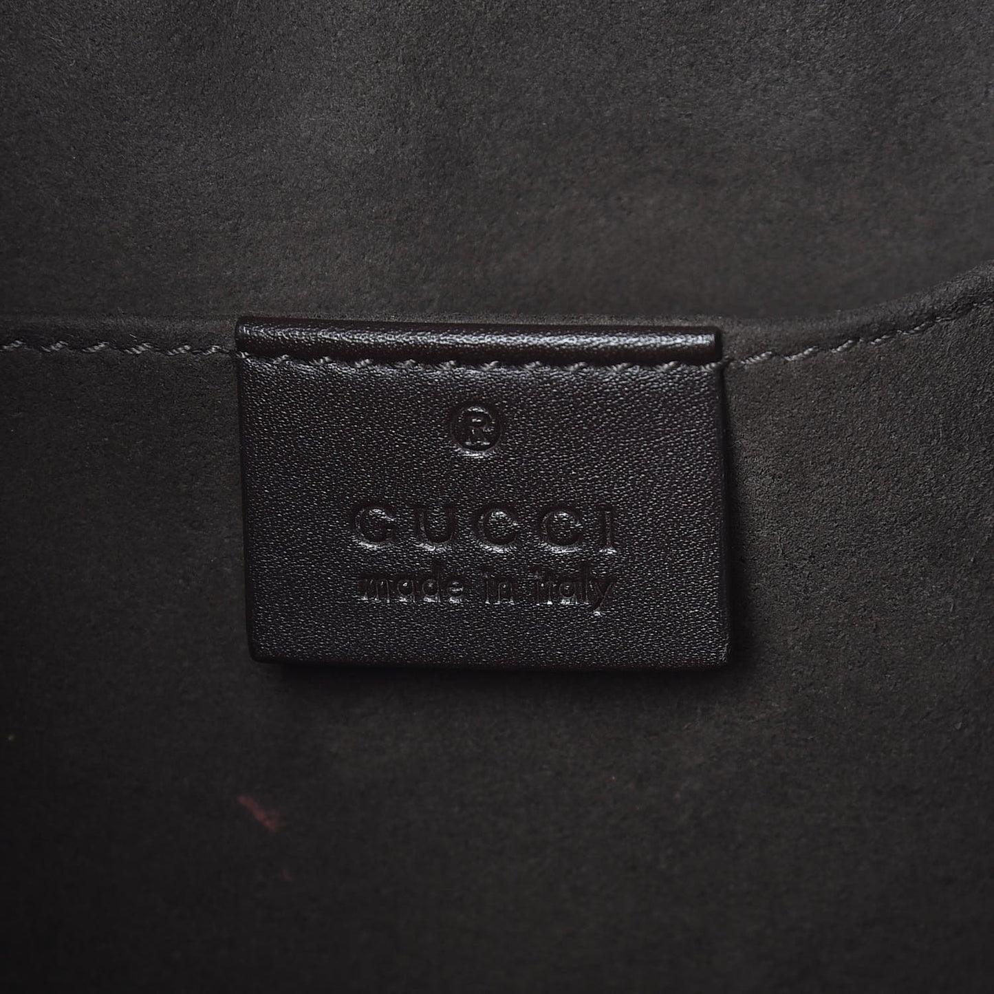 Guccissima Signature Web New Web Cosmetic Case Chocolate