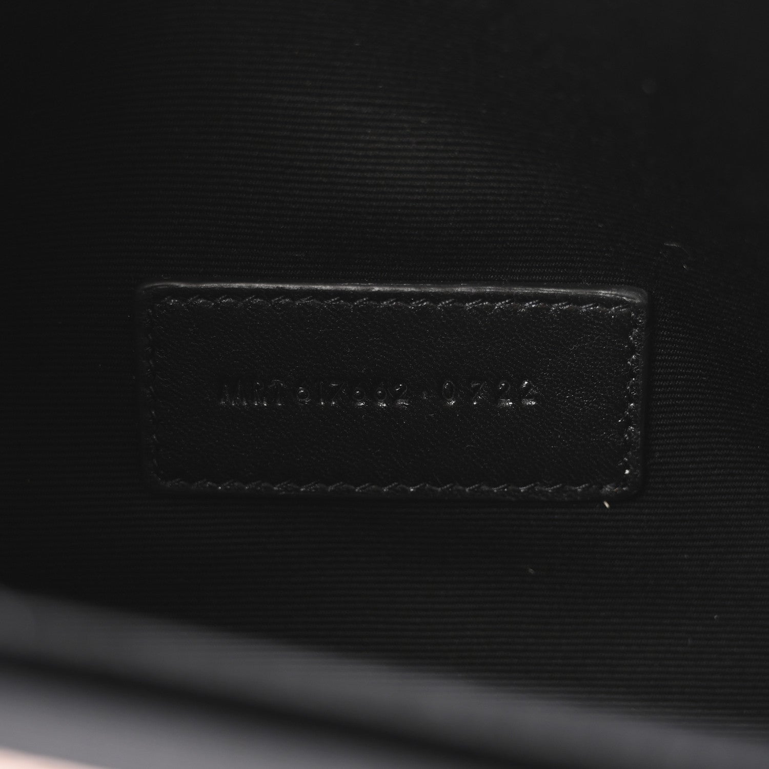 Saint Laurent Grain De Poudre Matelasse Chevron Monogram Envelope Clutch Vintage Peach 7 of 9