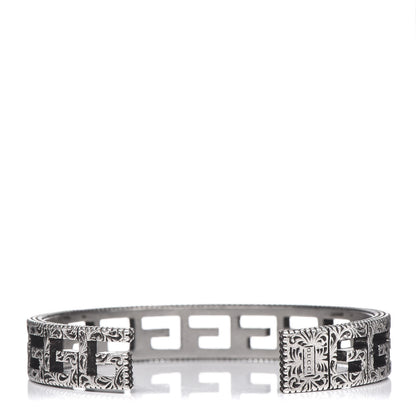 Gucci Sterling Silver Square G Motif Cuff Bracelet 3 of 7