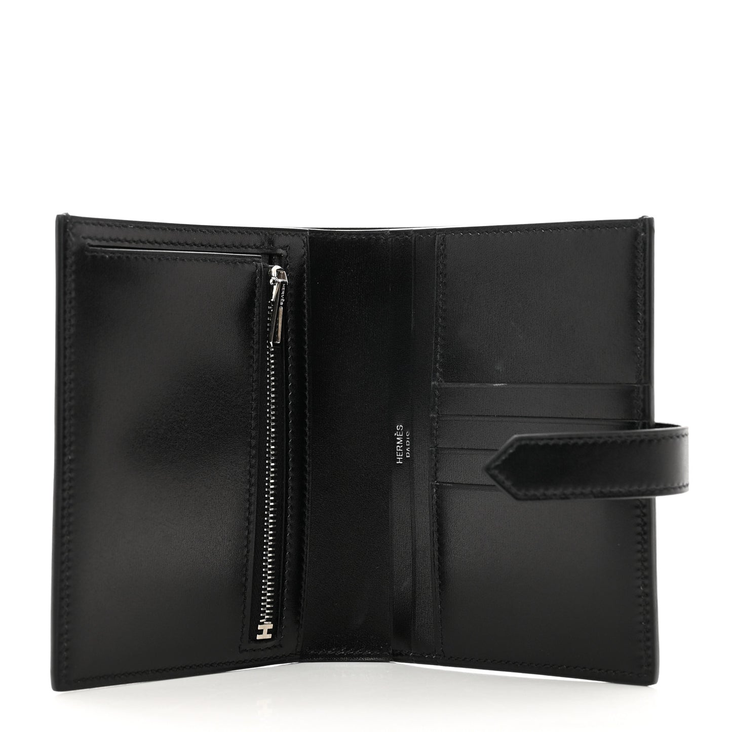 Box Monochrome Bearn Compact Wallet Black
