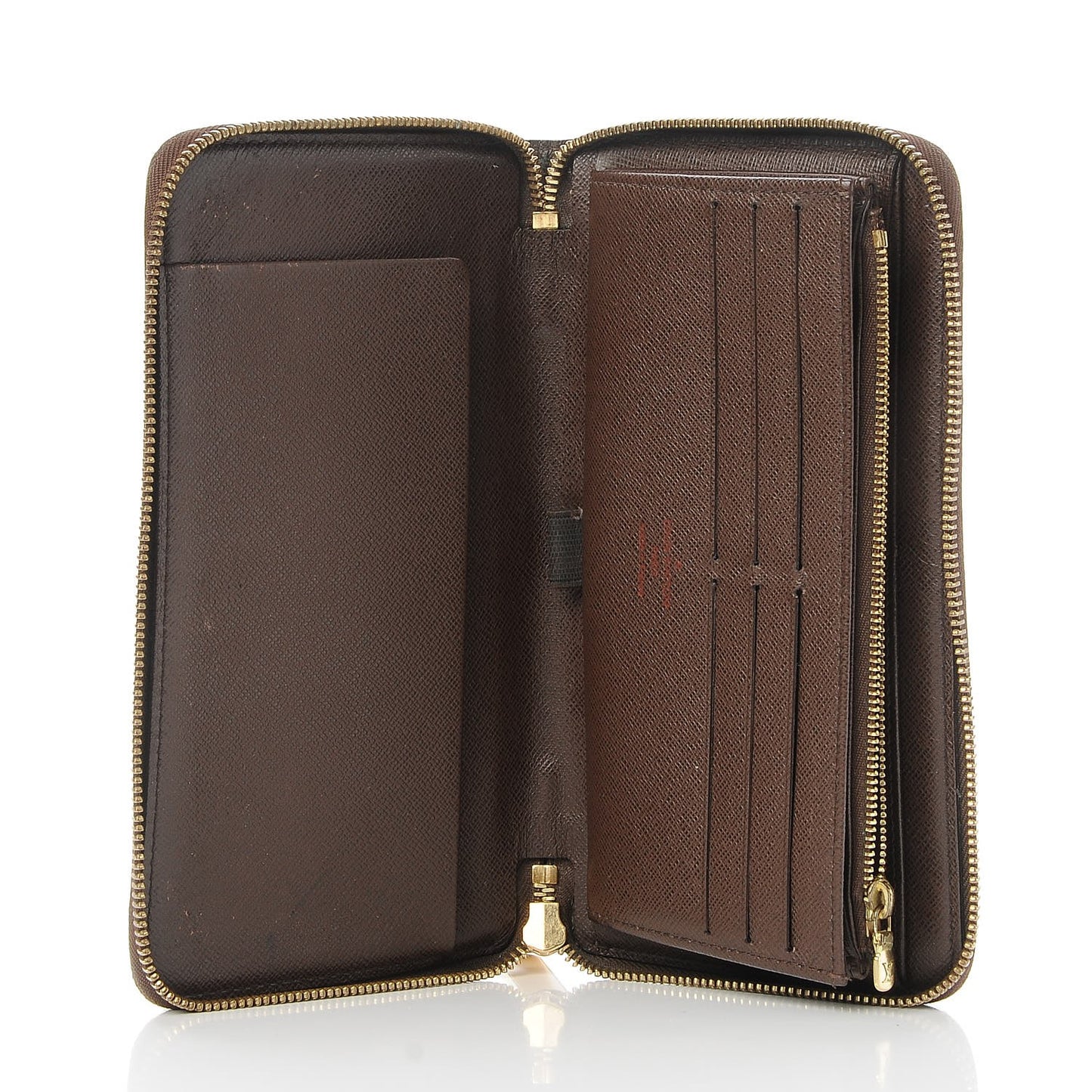 Damier Ebene Zippy Organizer Wallet
