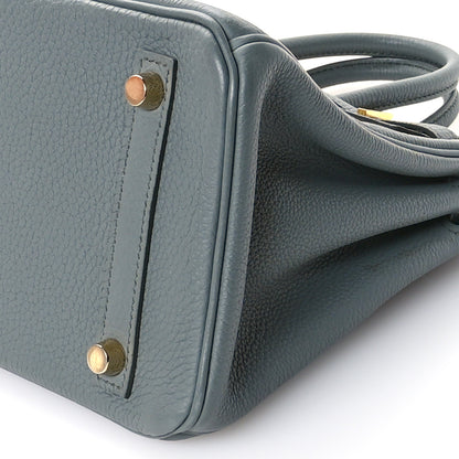 Hermes Togo Birkin 25 Vert Amande 10 of 12