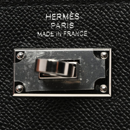 Hermes Epsom Kelly Pocket Compact Wallet Black 6 of 8