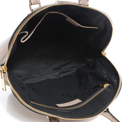 Burberry Heritage Grain Medium Orchard Bowling Bag Taupe 5 of 10