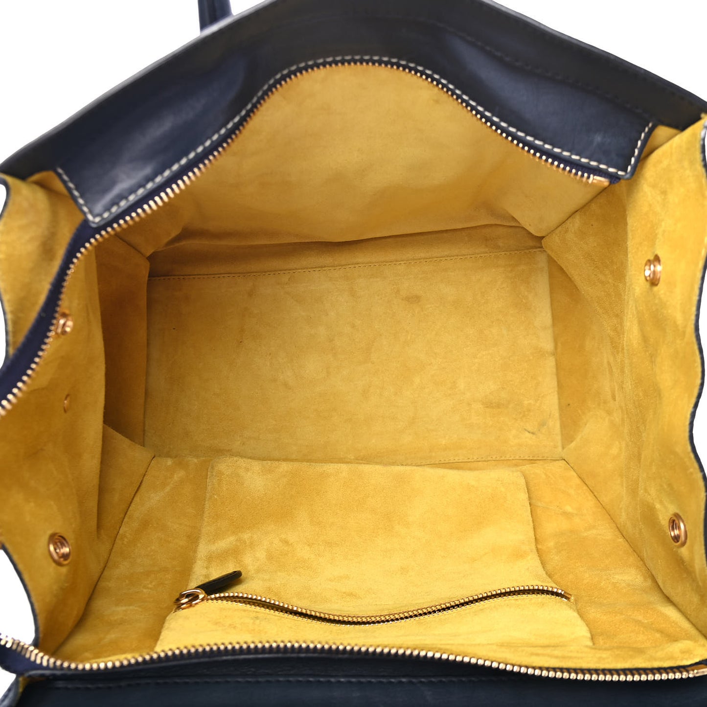 Smooth Calfskin Mini Envelope Luggage Navy