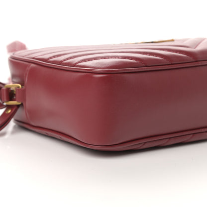 Saint Laurent Calfskin Matelasse Monogram Lou Camera Bag Red 9 of 10