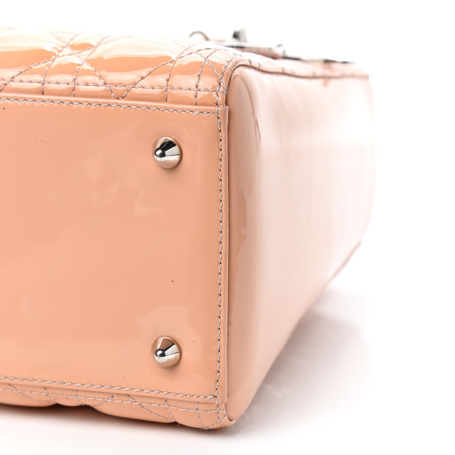 Christian Dior Patent Cannage Medium Lady Dior Pale Pink 7 of 11