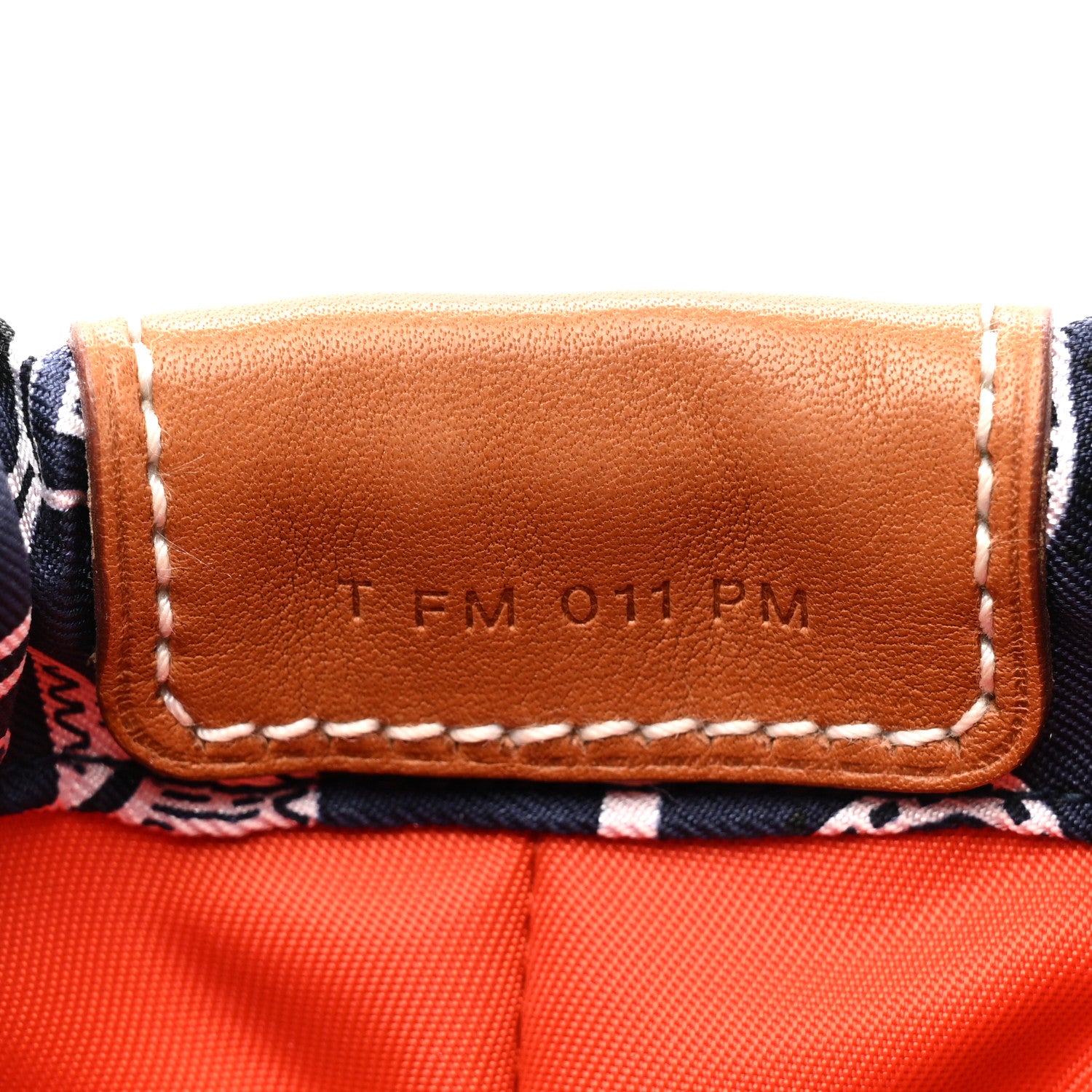 Hermes Barenia Silk Eperons d'Or Fourbi 30 GM Pouch Bleu Nuit Fauve 7 of 10