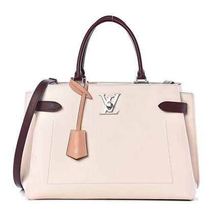 Louis Vuitton Calfskin Lockme Day Rose Silk Quartz Calla 1 of 9