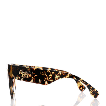 Fendi Acetate Fendi Roma Cat Eye Sunglasses FF 0435/S Havana 3 of 7