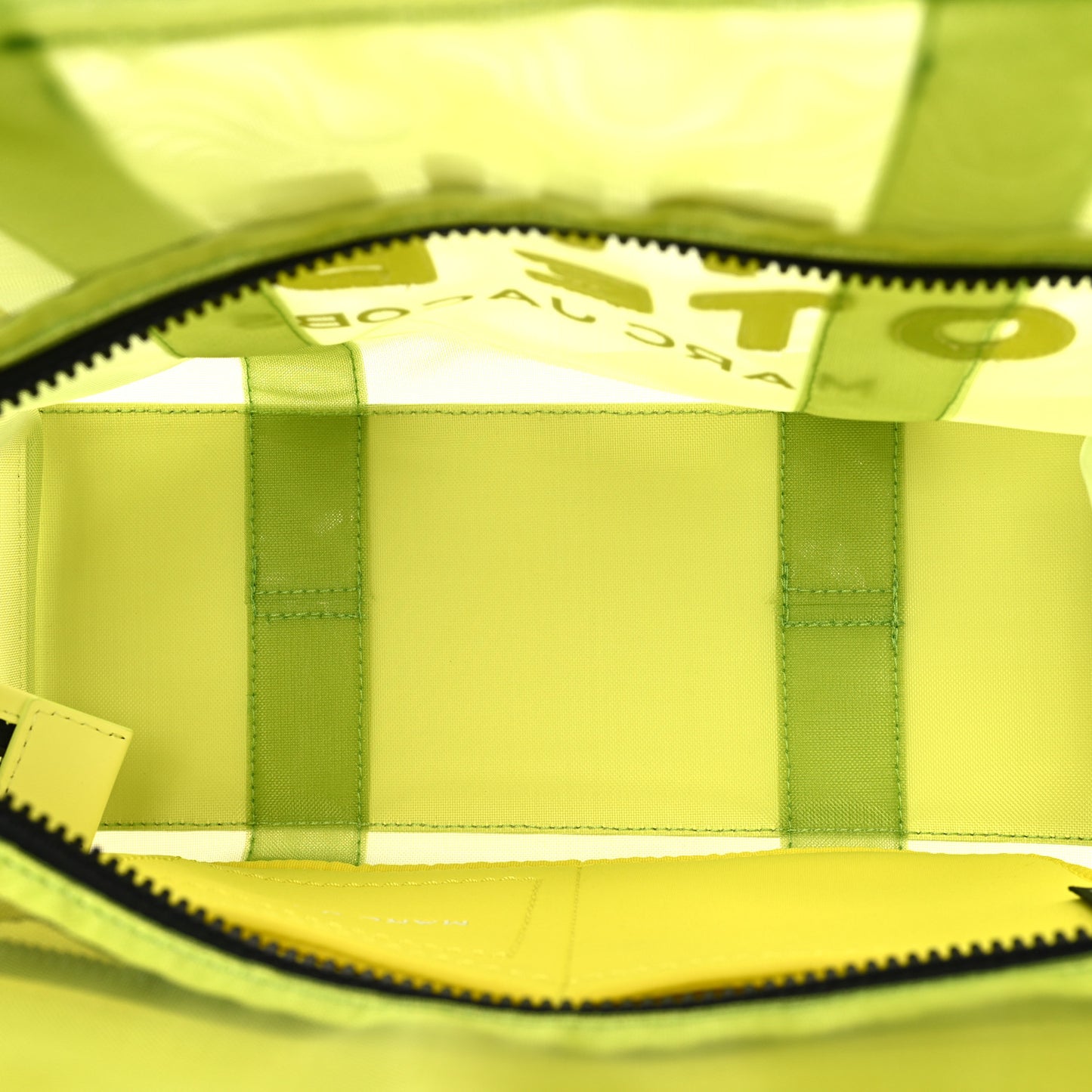 Nylon The Mesh Medium Tote Bag Fluo Yellow