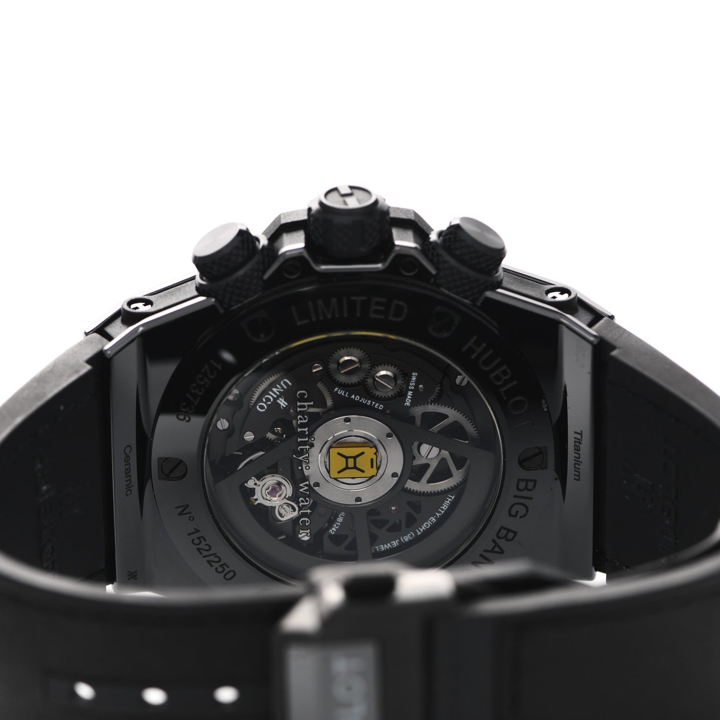 Titanium Calfskin 45mm Big Bang Unico 'Depeche Mode' Limited Edition Watch Black 411.CX.1114.VR.DPM17
