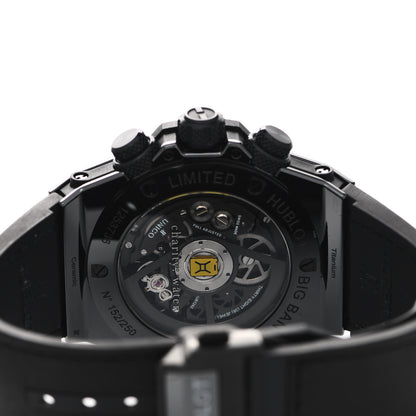 Hublot Titanium Calfskin 45mm Big Bang Unico 'Depeche Mode' Limited Edition Watch Black 411.CX.1114.VR.DPM17 4 of 6