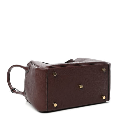 Hermes Taurillon Clemence Lindy 26 Havane 3 of 4