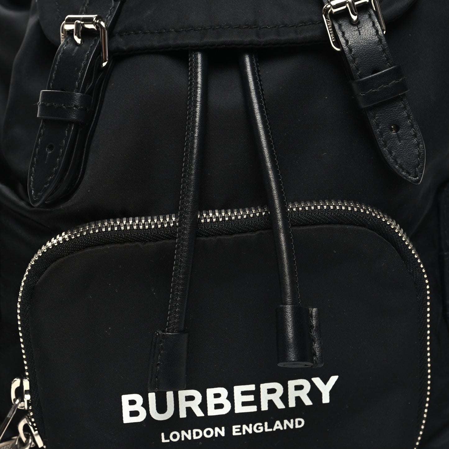 Nylon Logo Print Small Rucksack Backpack