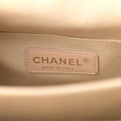 Chanel Glazed Calfskin Quilted Rita Top Handle Flap Red 6 of 15