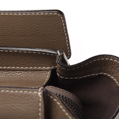 Celine Drummed Calfskin Mini Luggage Souris 10 of 11