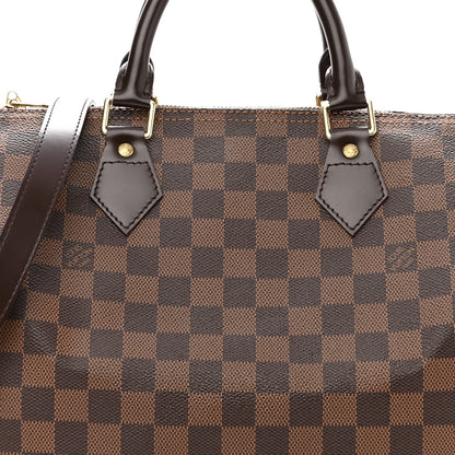 Louis Vuitton Damier Ebene Speedy Bandouliere 30 8 of 12