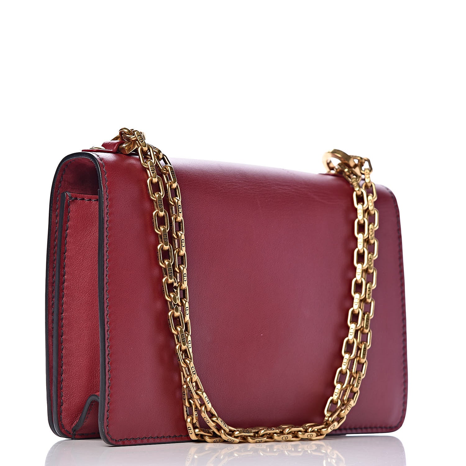 Christian Dior Calfskin J'Adior Chain Flap Bag Red 4 of 12