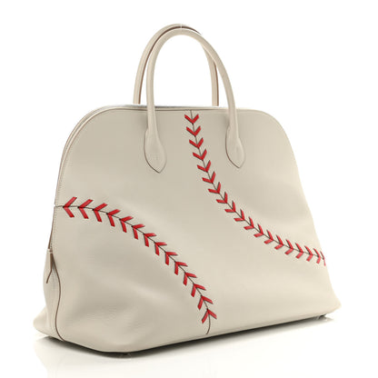 Hermes Evercolor 1923 Bolide 45 Baseball Bag Gris Perle 3 of 11