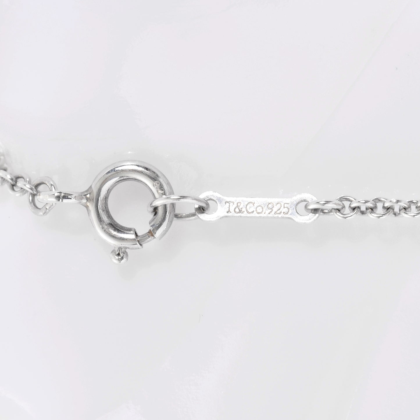 Sterling Silver Elsa Peretti Five Station Teardrop Bracelet